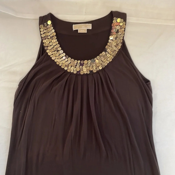 Micheal Kors Sleeveless Embellished Tank Top - Picture 3 of 4